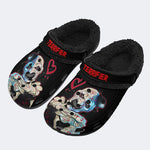Unisex Horror Terrifier Print - Fur Lined Slippers/Sandals