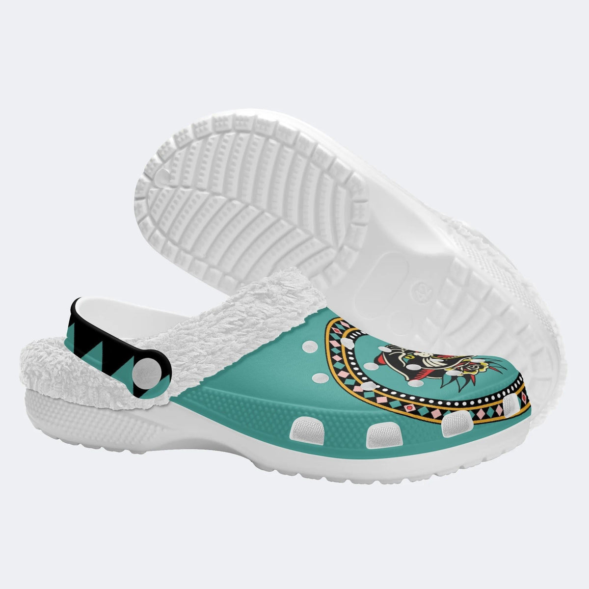 Wild And Fearless - Fur Lined Slippers/Sandals