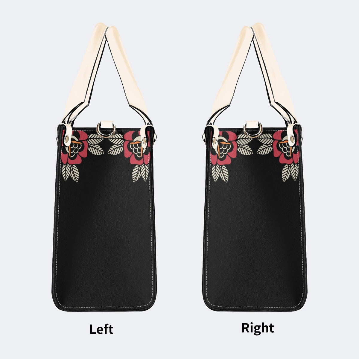 Cowboy Frog Print - Leather Handbag