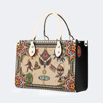 Eyes & Death Moth - Leather Handbag