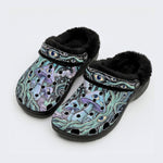 Psychedelic Forest Glowing Mushroom Print Clogs