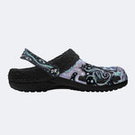 Psychedelic Forest Glowing Mushroom Print Clogs