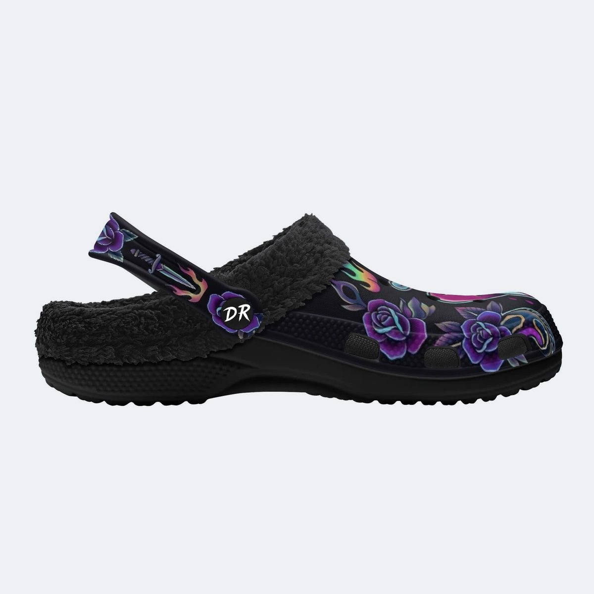 Traditional Totem Print Clogs
