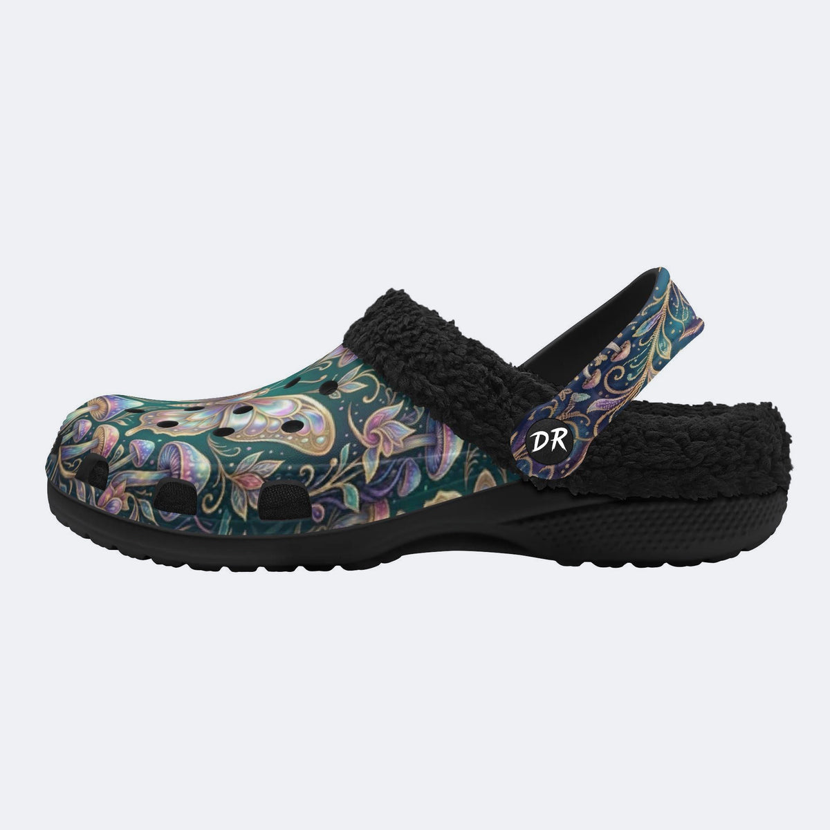 Colorful Butterfly Print Clogs
