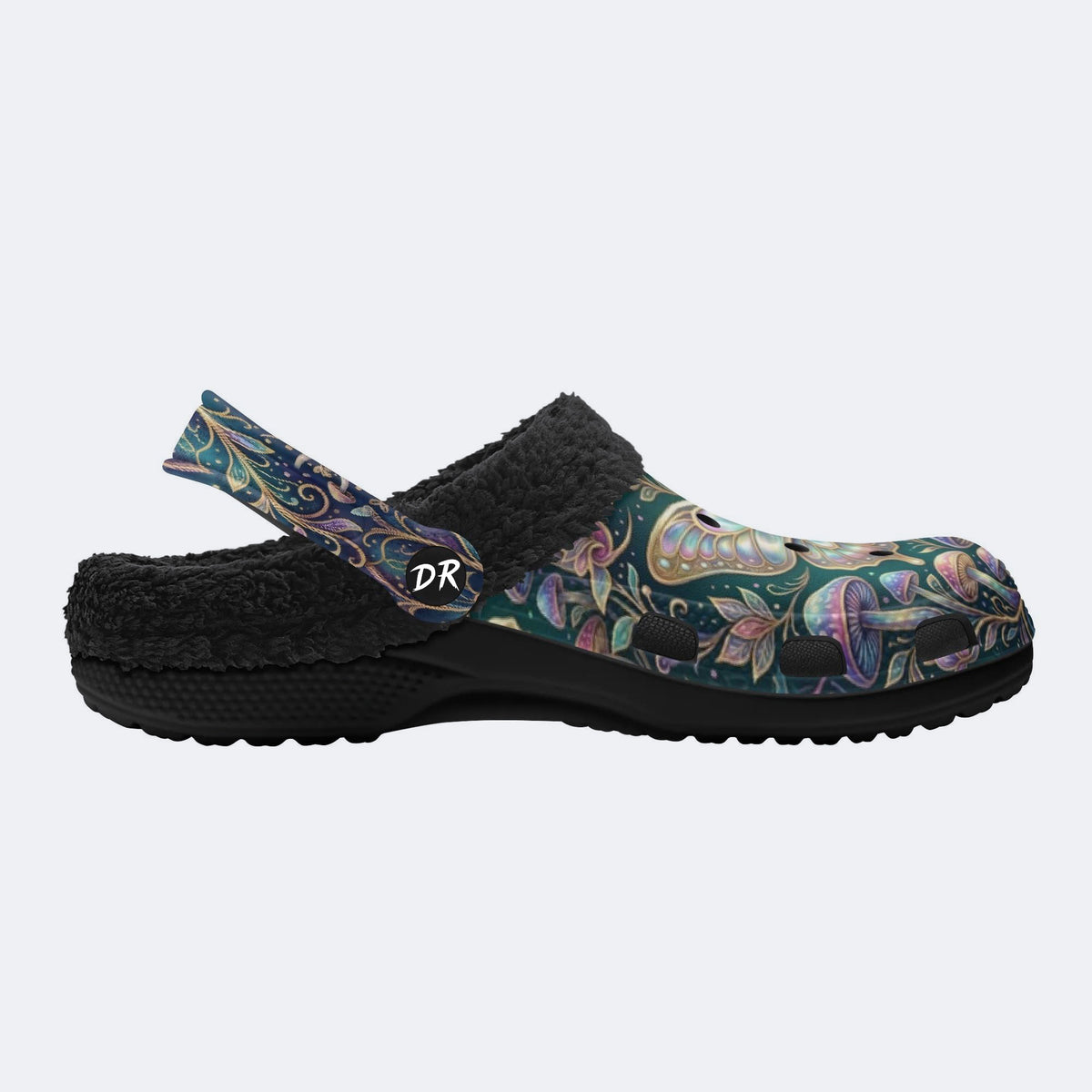 Colorful Butterfly Print Clogs