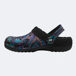 Mushroom Ink Forest Print Clogs