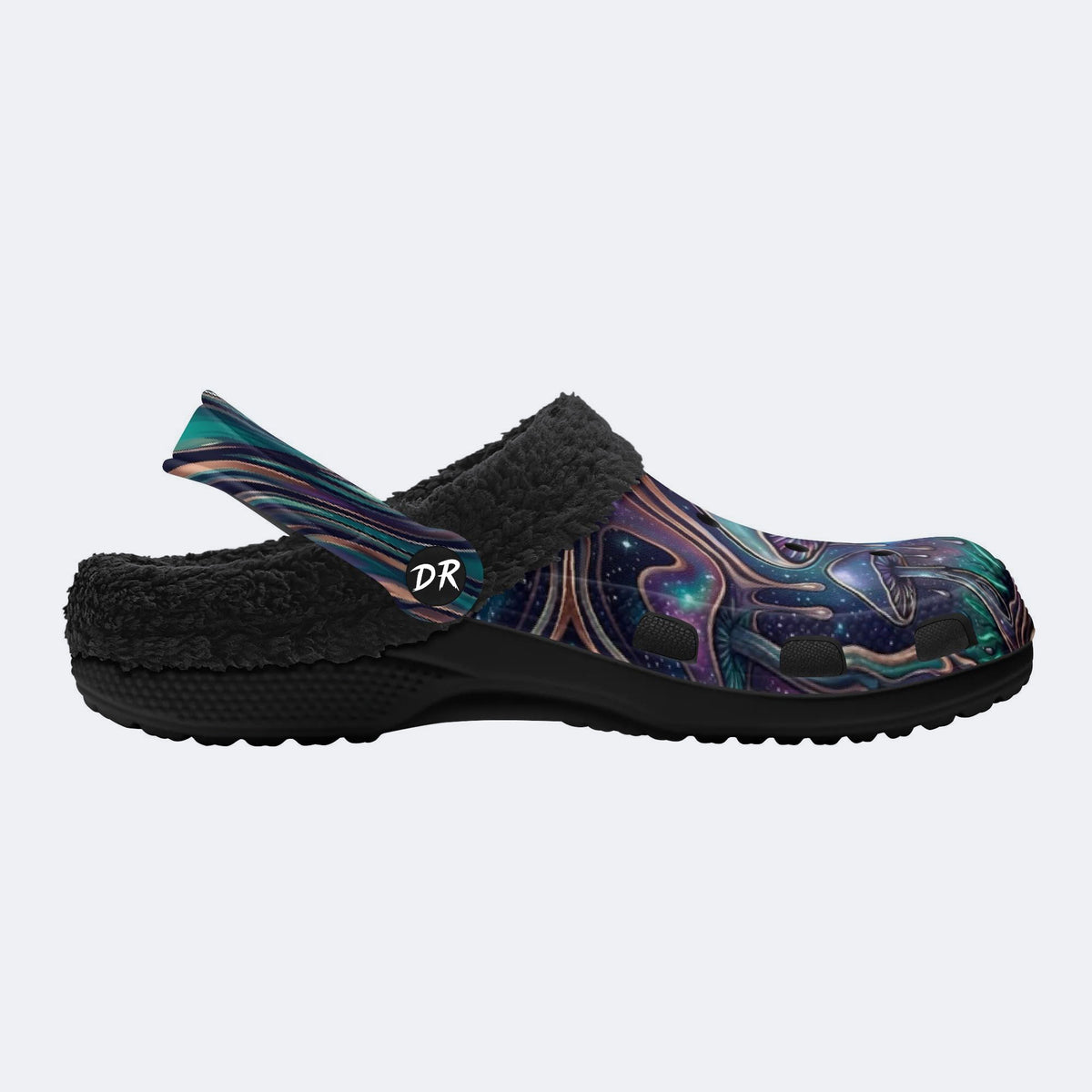 Mushroom Ink Forest Print Clogs