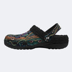 Psychedelic Mushroom Forest Print Clogs