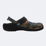 Psychedelic Mushroom Forest Print Clogs