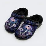 Bioluminescent Mushroom in the Cave Print Clogs