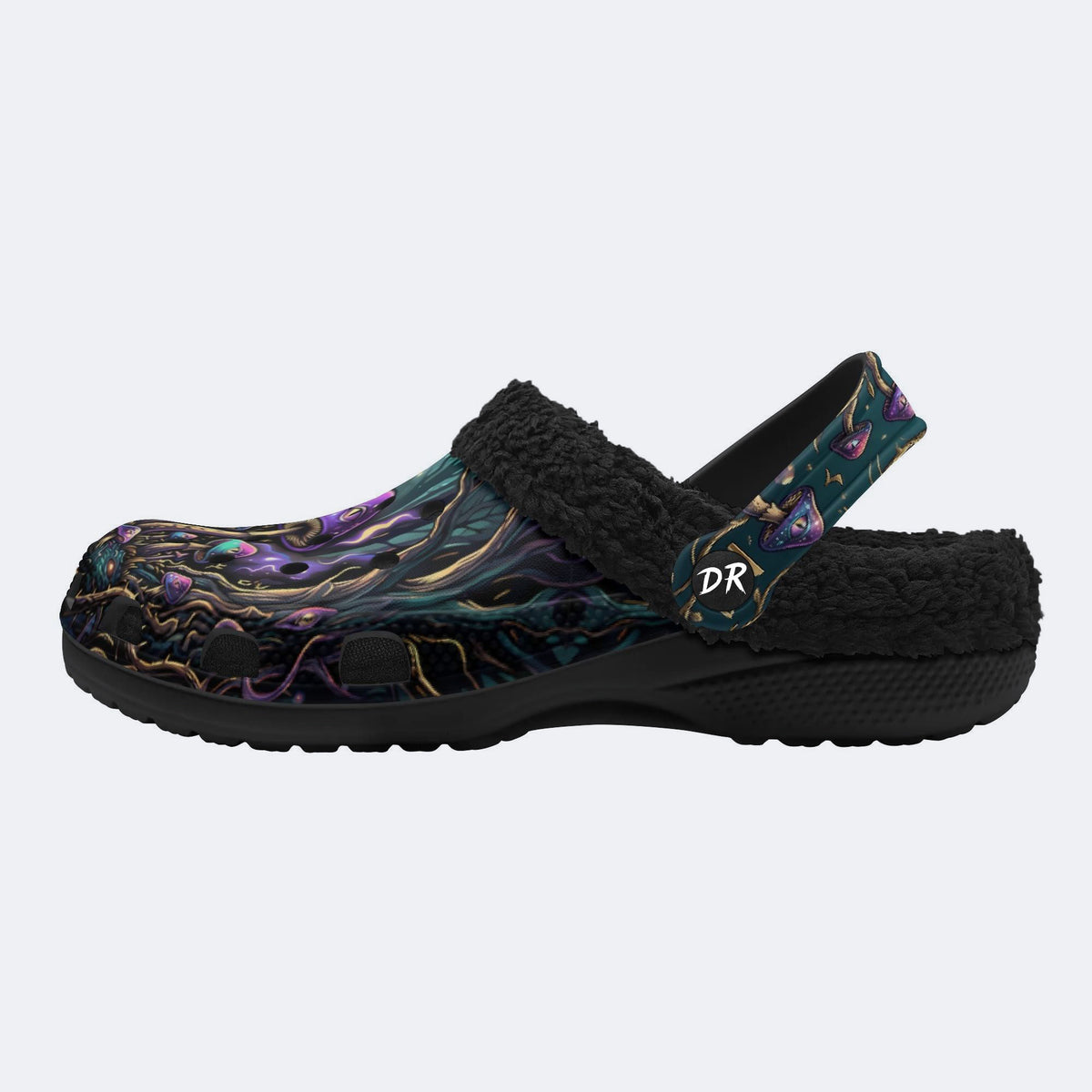Mystic Mushroom Forest Print Clogs