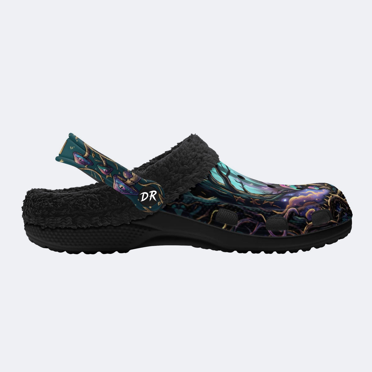 Mystic Mushroom Forest Print Clogs