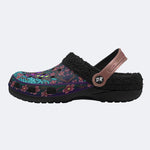 Cherry Blossom Moth Print Clogs