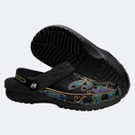 Vintage Dragonfly Print Clogs