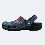 Mushroom Ink Forest Print Clogs