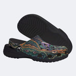 Psychedelic Mushroom Forest Print Clogs