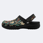 Luxury Boho Mushroom Print Clogs