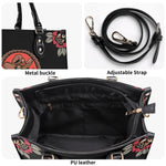 Cowboy Frog Print - Leather Handbag
