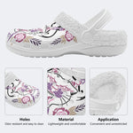 Fierce Panther Art Print - Fur Lined Slippers/Sandals