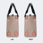 Lucky Cat Print - Leather Handbag