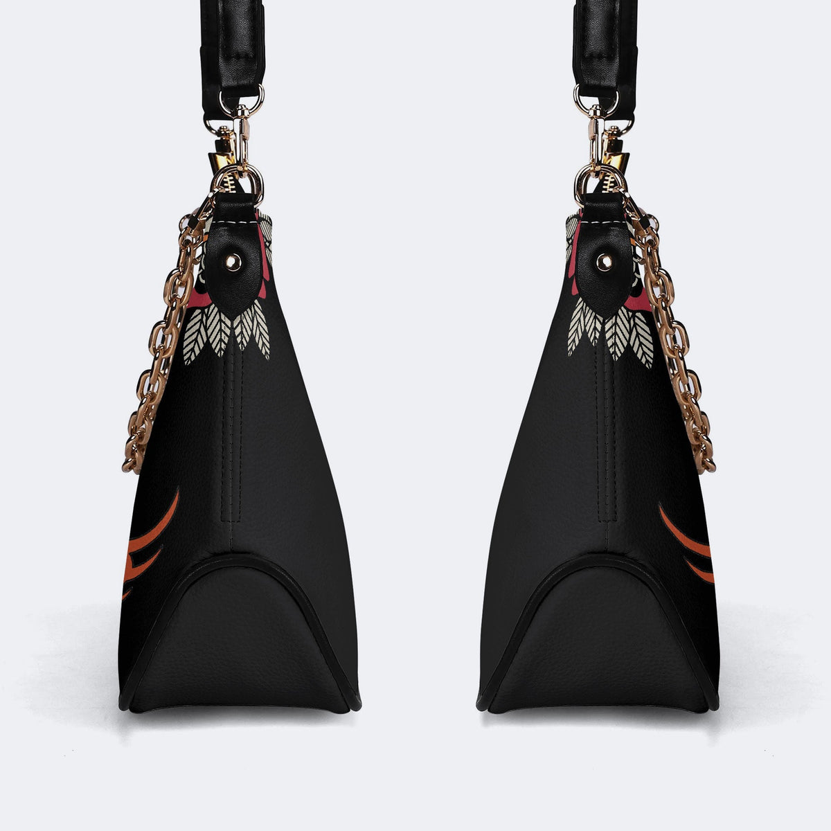 Cowboy Frog Print - Leather Crossbody Bag