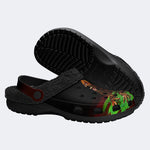 Unisex More Brains Print - Fur Lined Slippers/Sandals