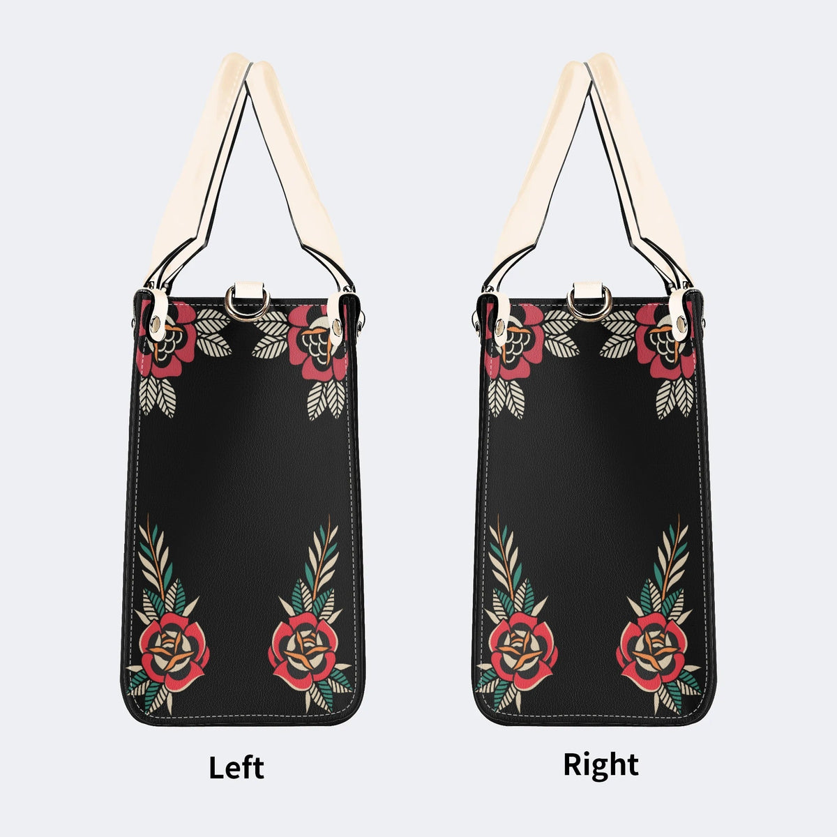 Cowboy Frog Print - Leather Handbag