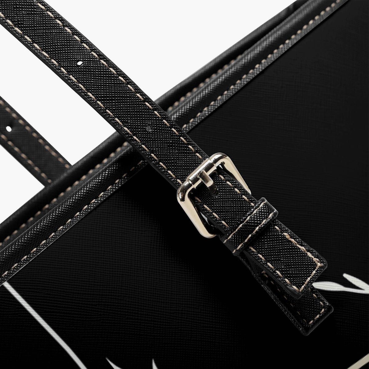 Death Moth Vintage Print - Leather Shoulder Bag