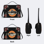 Trust No One Snake Print - Leather Satchel Bag