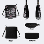 Tarot Skull Butterfly Print - Bucket Bag