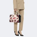 Gothic Tattoo Print - Leather Handbag