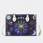 Cancer Starry Sky - Leather Handbag