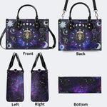 Leo Starry Sky - Leather Handbag