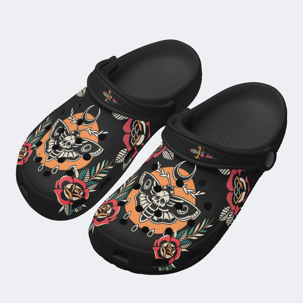 Death Moth Vintage Print - Slippers/Sandals