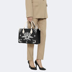 Gothic Eagle And Snake - Leather Handbag