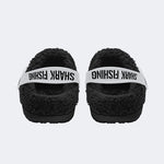 Quint's Shark Fishing Jaws Print - Fur Lined Slippers/Sandals