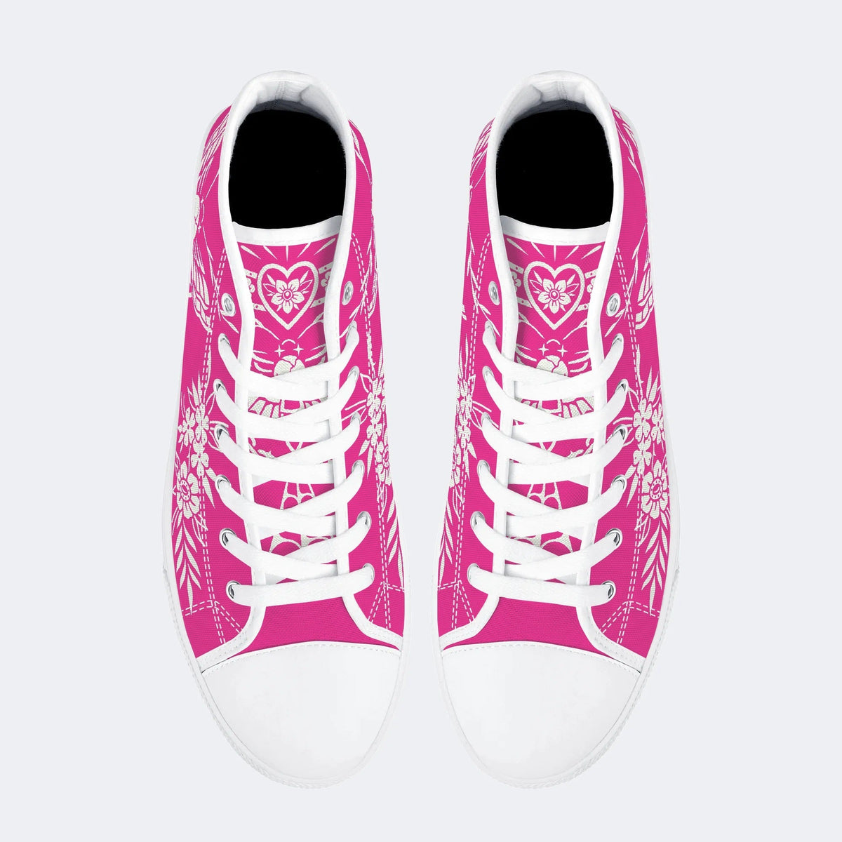 Classic Death Moth Vintage Print - High Top Canvas