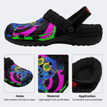 Unisex Horror Terrifier Print - Fur Lined Slippers/Sandals