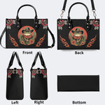 Cowboy Frog Print - Leather Handbag
