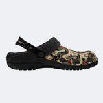 Old School Tattoos Art Print Fleece-Lined Clogs