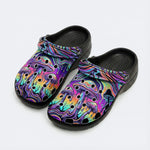 Mushroom Ink Forest Clogs