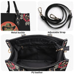 Cowboy Frog Print - Leather Handbag