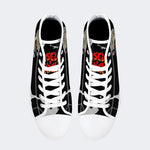 Unisex Skull&Letter Print- High Top Canvas