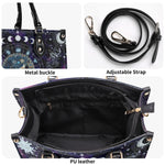 Aquarius Starry Sky - Leather Handbag