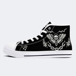 Death Moth Vintage Print - High Top Canvas