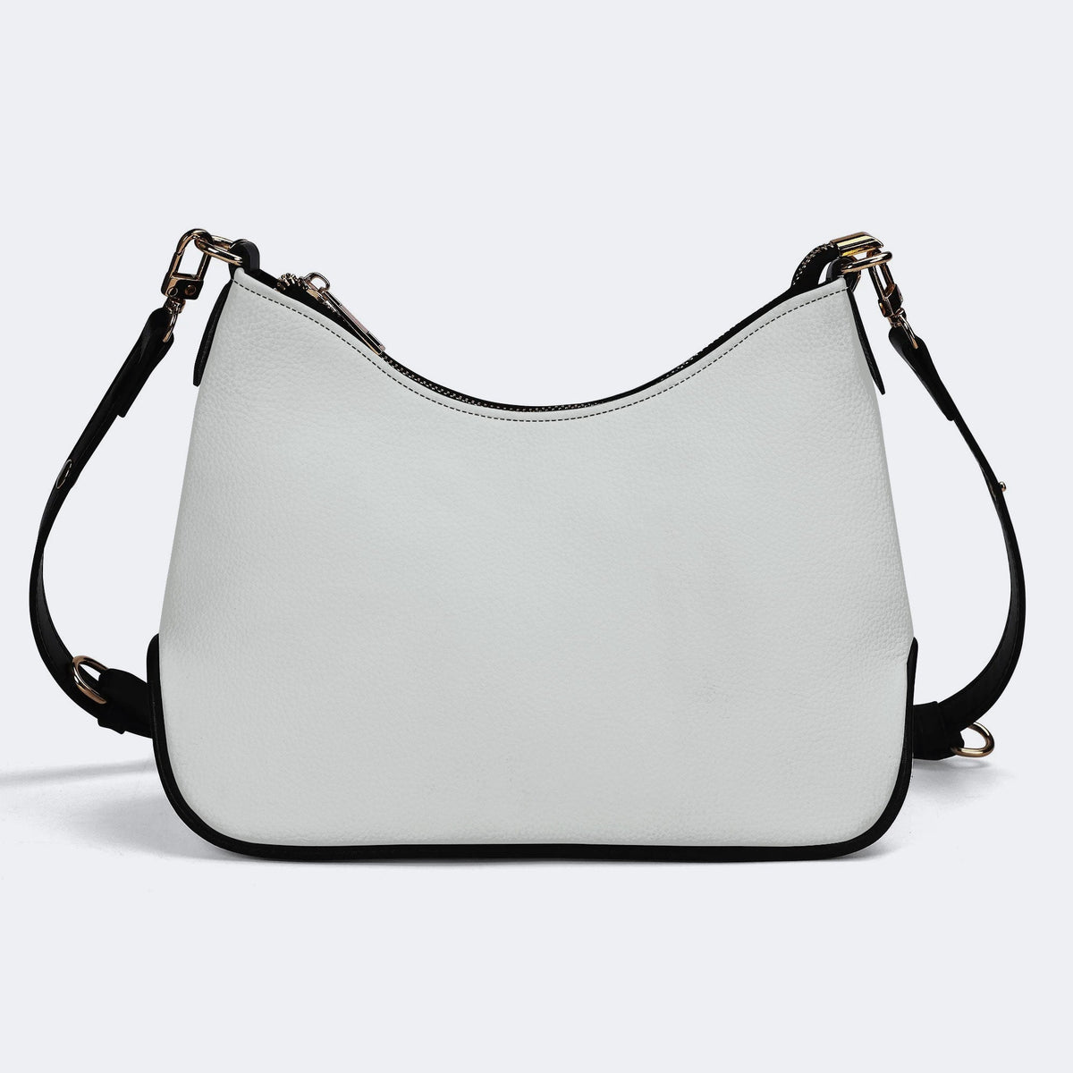 Horror Skull Print - Leather Crossbody Bag