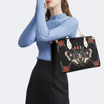 Red Spotted Death Moth - Leather Handbag