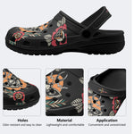 Death Moth Vintage Print - Slippers/Sandals