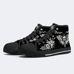 Classic Death Moth Vintage Print - High Top Canvas