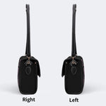 Classic Purple Death Moth Vintage Print - Leather Satchel Bag